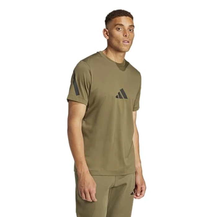 Adidas Men's Z.N.E. Sportswear T-Shirt, Olive Strata, 3X-Large by adidas - Image 1