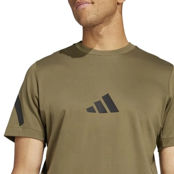 Adidas Men's Z.N.E. Sportswear T-Shirt, Olive Strata, 3X-Large by adidas - Image 2