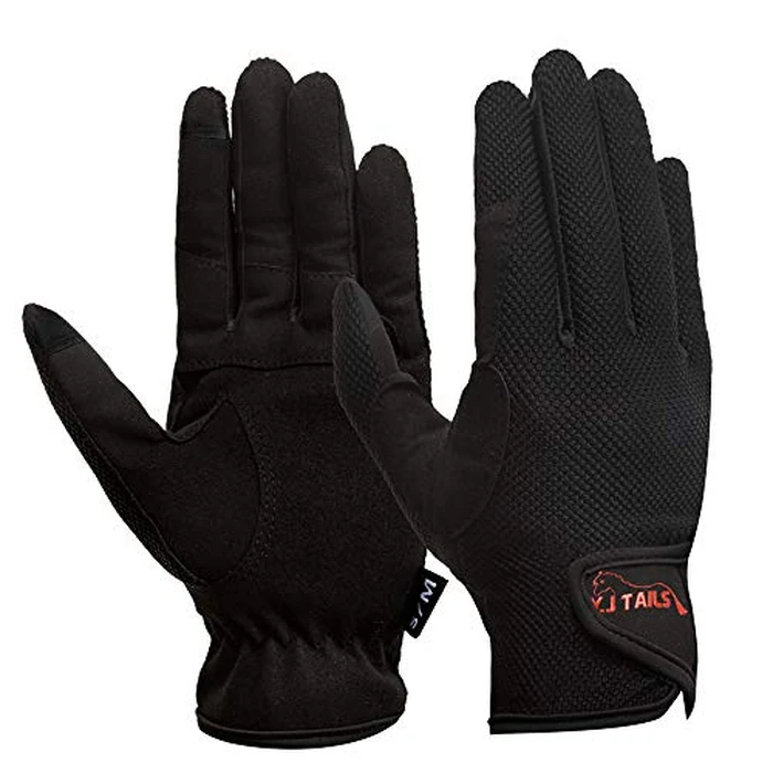 Y.J TAILS Womens Horse Riding Gloves Equestrian Women Ladies Girls (Large/XLarge Touchscreen) by Y.J TAILS - Used - Like New condition