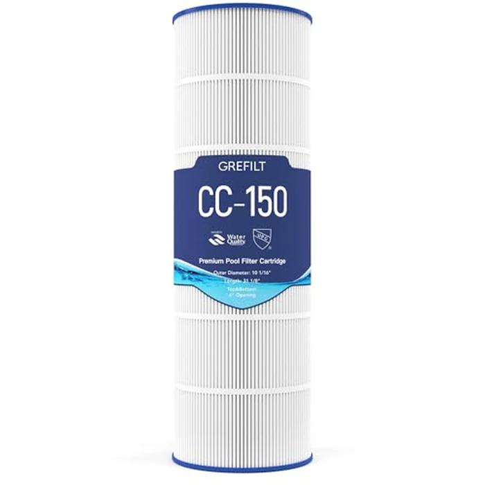 Grefilt CC150 Pool Filter Cartridge, Compatible with Pentair Clean & Clear 150, Replaces Pleatco PAP150, Unicel C-9415, Pentair R173216, 150 sq. ft by Grefilt - Image 1