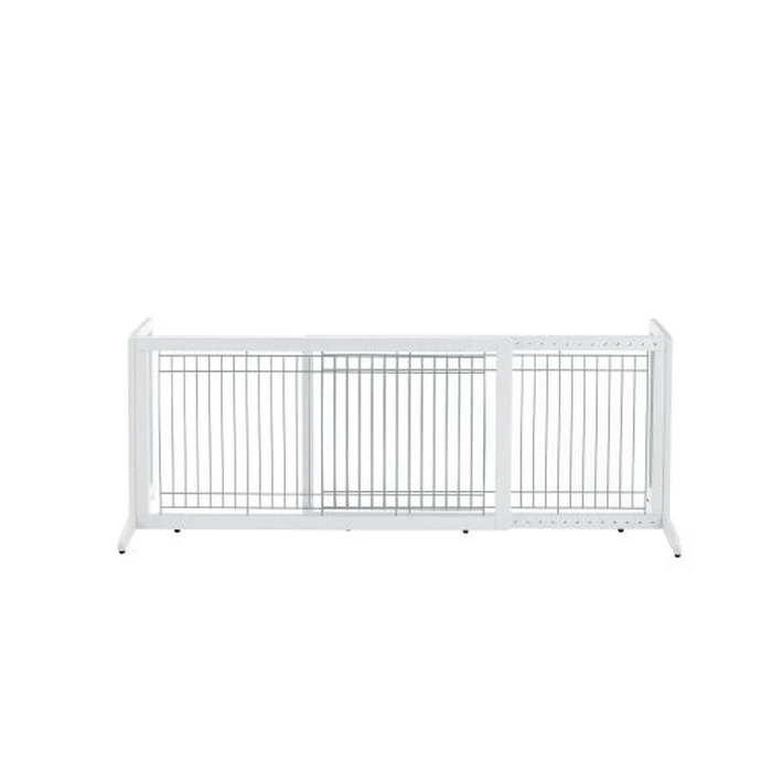 Richell Freestanding Pet Gate, Large, Origami White by Richell - Image 1