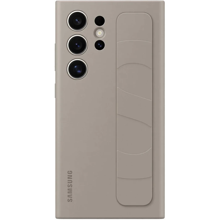 Samsung Standing Grip Phone Case for Samsung Galaxy S24 Ultra - Taupe by Samsung - Refurbished - Brand New condition - CA$100.49