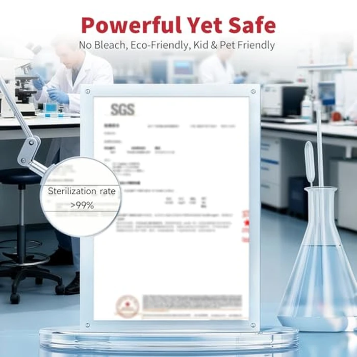 W&E Choice Stain Remover Gel Cleaner for Shower, Bathroom Tile Grout and Caulk - Heavy Duty Cleaner for Front Load Washing Machine Rubber Seal - No Scrubbing Gel Formula, 8.8 Fl Oz by W&E Choice - Image 4