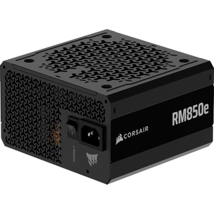 CORSAIR RM850e ATX 3.1 PCIe 5.1 Ready Fully Modular 850W Power Supply - 12V-2x6 Cable Included, Cybenetics Gold Efficiency, 105 degreesC-Rated Capacitors, Modern Standby Mode - Black by Corsair - Used - Acceptable condition - US$90.04