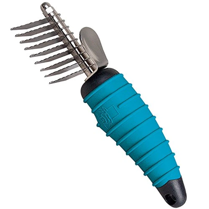 Master Grooming Tools TP450 09 Ergonomic Dematting Molded for Dogs-9-Blade Comb, 6⅞" by Master Grooming Tools - Used - Like New condition - CA$7.46