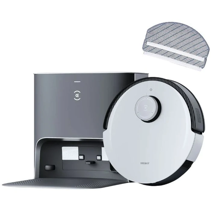 Ecovacs Deebot X1 Plus Robotic Vacuum Cleaner with Mop Pads - Black by Ecovacs - Refurbished - Excellent condition