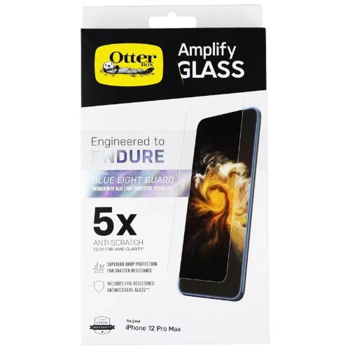 Otterbox Amplify Glass Blue Light Guard Screen Protector for iPhone 12 Pro Max - Clear by Otterbox - Image 1