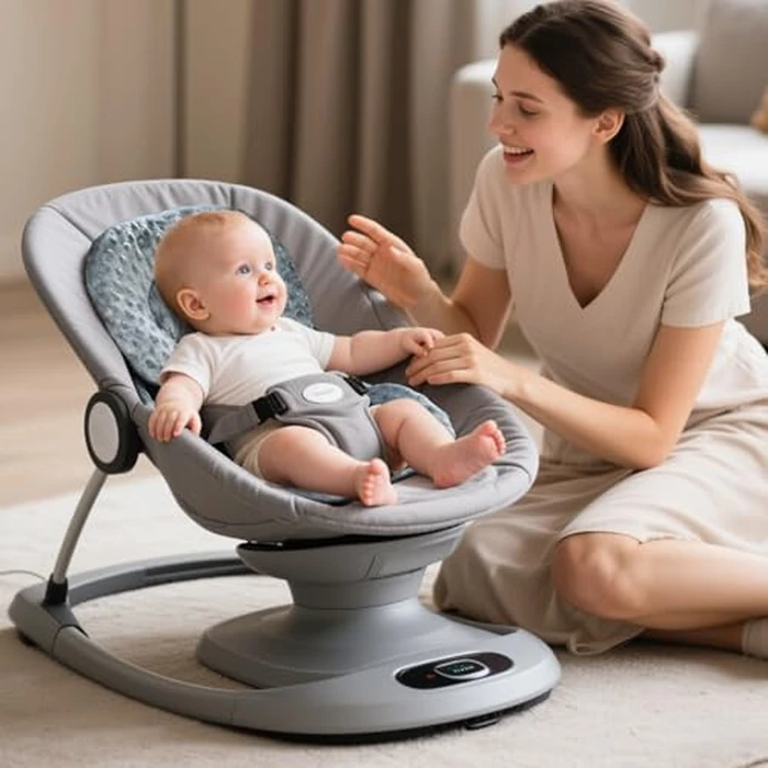 KAKIBLIN Infant Car Seat Insert, Baby Carseat Head & Body Support for Newborn, 2-in-1 Reversible Baby Car Seat Cushion, Soft Stroller Cushion Insert for Bouncer, Strollers, Swing (Grey) by KAKIBLIN - Image 3