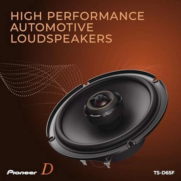 Pioneer D-Series TS-D65F 6.5” 2-Way Speakers (Pair) - 270W Max, Balanced Sound + Smooth Treble, Ideal Factory Upgrade, Add an Amplifier for Even Better Performance by PIONEER - Image 3