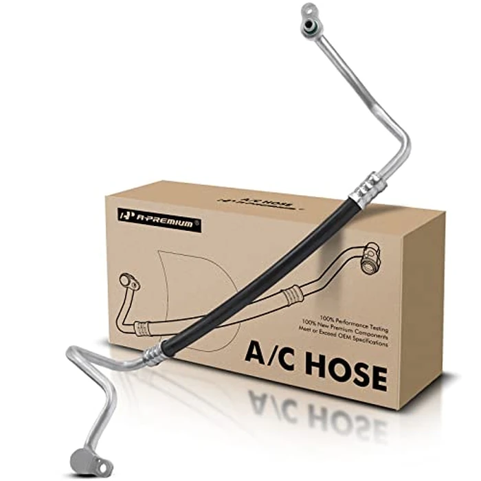 A-Premium A/C Discharge Line Hose Assembly Compatible with Hyundai Accent 2012-2017, Veloster 2014/2016, L4 1.6L, Naturally Aspirated, Compressor to Condenser by A-Premium - Used - Very Good condition