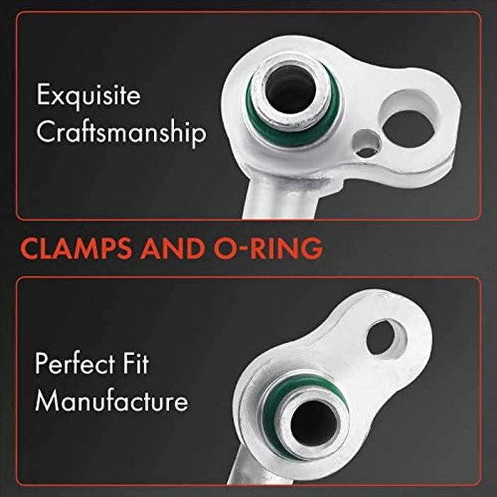 A-Premium A/C Discharge Line Hose Assembly Compatible with Hyundai Accent 2012-2017, Veloster 2014/2016, L4 1.6L, Naturally Aspirated, Compressor to Condenser by A-Premium - Image 3