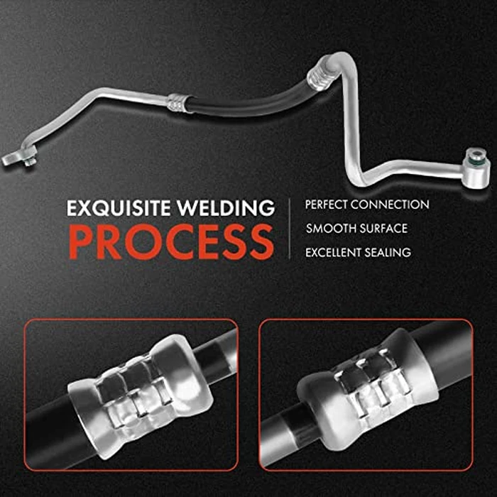 A-Premium A/C Discharge Line Hose Assembly Compatible with Hyundai Accent 2012-2017, Veloster 2014/2016, L4 1.6L, Naturally Aspirated, Compressor to Condenser by A-Premium - Image 5