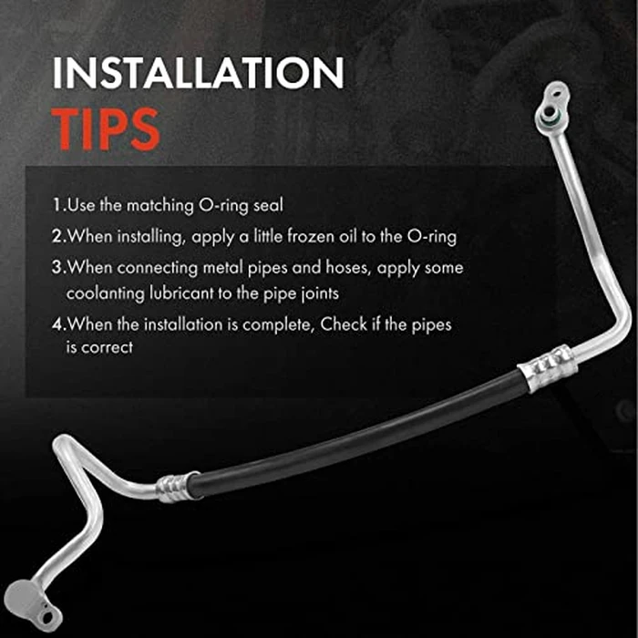 A-Premium A/C Discharge Line Hose Assembly Compatible with Hyundai Accent 2012-2017, Veloster 2014/2016, L4 1.6L, Naturally Aspirated, Compressor to Condenser by A-Premium - Image 6