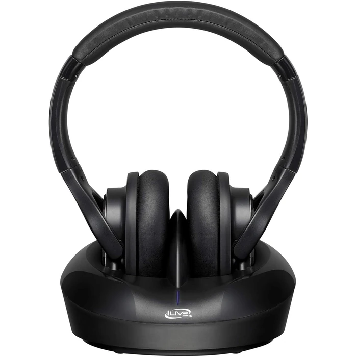 iLive RF Wireless Headphones IAHRF79B - Black by iLive - Image 4