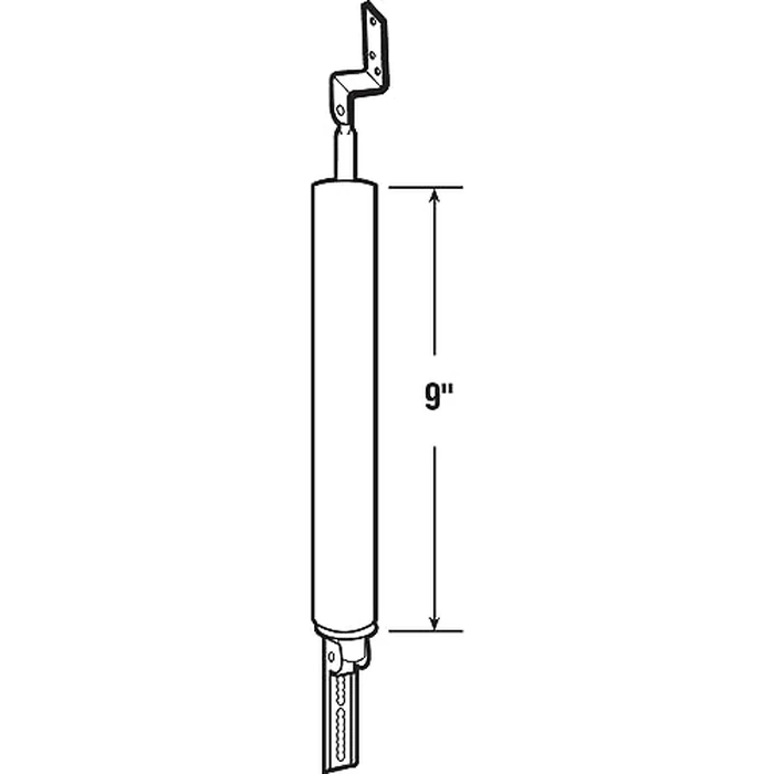 Prime-Line K 5158 Light Duty, Screen Door Pneumatic Closer, 9 In., White (Single Pack) by PRIME-LINE - Image 2