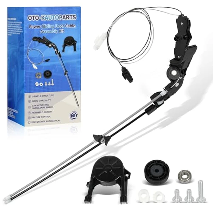 OTO-K Sliding Door Cable Compatible with Toyota Sienna 2003 2004 2005 2006 2007 2008 2009 2010,Right Passenger Side Power Sliding Door Cable Kit w/o Motor,Replace#85620-08042 by OTO-KAUTOPARTS - Image 1