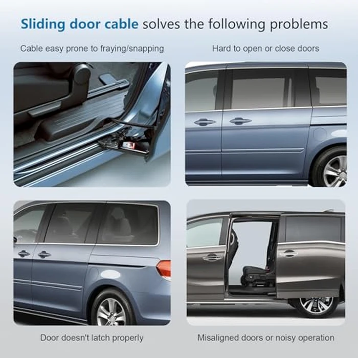 OTO-K Sliding Door Cable Compatible with Toyota Sienna 2003 2004 2005 2006 2007 2008 2009 2010,Right Passenger Side Power Sliding Door Cable Kit w/o Motor,Replace#85620-08042 by OTO-KAUTOPARTS - Image 6