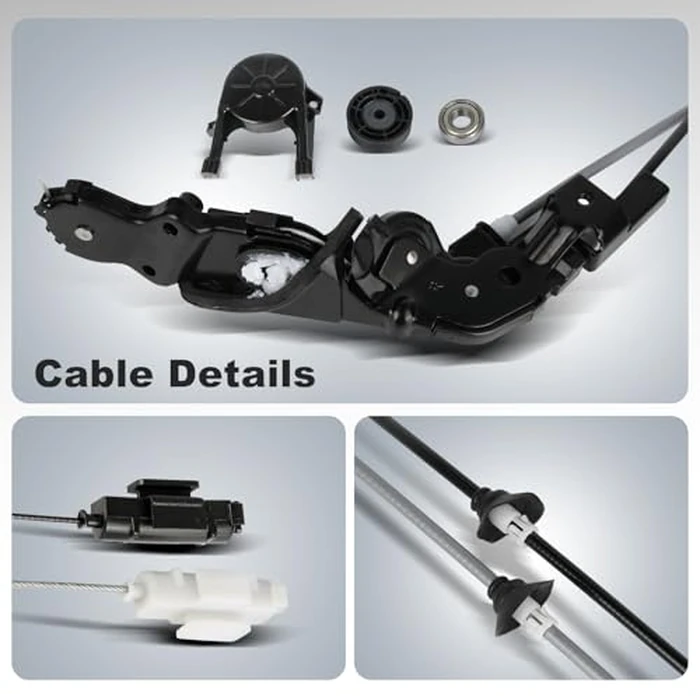 OTO-K Sliding Door Cable Compatible with Toyota Sienna 2003 2004 2005 2006 2007 2008 2009 2010,Right Passenger Side Power Sliding Door Cable Kit w/o Motor,Replace#85620-08042 by OTO-KAUTOPARTS - Image 7