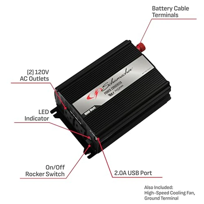 Schumacher SI1000 1000W Power Converter by Schumacher Electric - Image 6