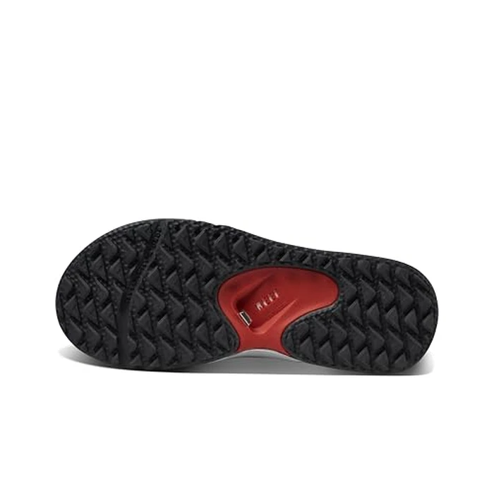 REEF Fanning Pregame Men's Bottle Opener Flip Flop, Arch Support, Durable Outsole, Water Friendly, Red/Grey, 11 by REEF - Image 3