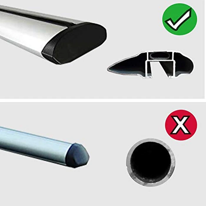 Leader Accessories Kayak Rack 2 Pair J Bar for Canoe Surf Board SUP On Roof Top Mount Crossbar with 4 pcs Tie Down Straps by Leader Accessories - Image 6