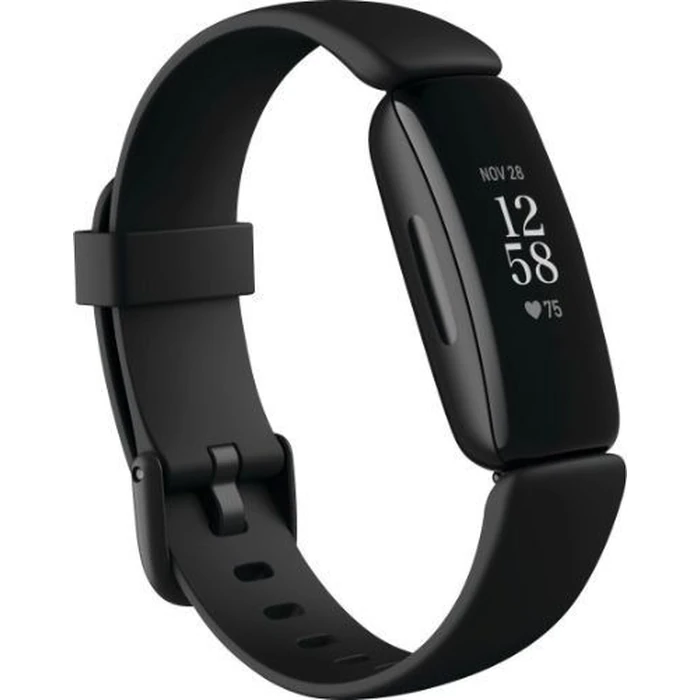 Fitbit Inspire 2 Fitness Tracker - 36mm - Black Soft TPU Case with Black Silicone Silicone Band - Small Size by Fitbit - Image 2