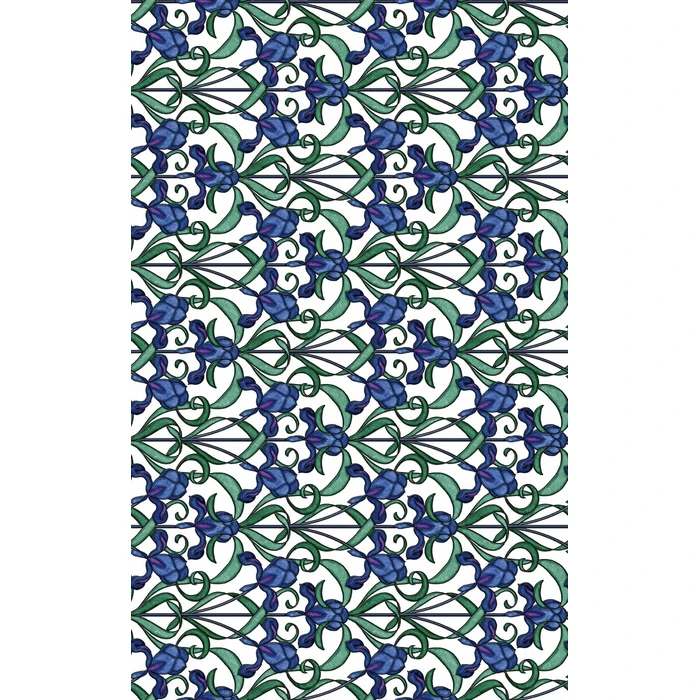 d-c-fix 346-0616 Self-Adhesive Privacy Glass Window Film, Minster/Iris, 17" x 78" Roll by d-c-fix - Used - Like New condition