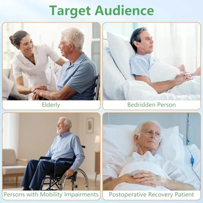 Wearable Urine Collector Set with Breathable Fixed Pants, 1.2M Catheter, Urinary Drainage Bags (1000ml*2, 2000ml) for Day and Night Use, Silicone Urine Collection Pouch, Navy Blue by GRLEAYIE - Image 7