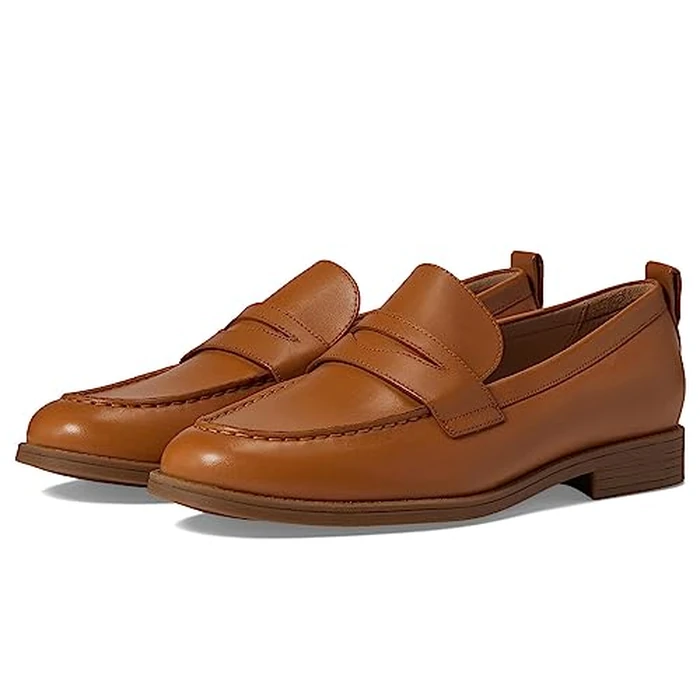 Cole Haan Women's Stassi Penny Loafer, Pecan Leather, 10-C US by Cole Haan - Image 2