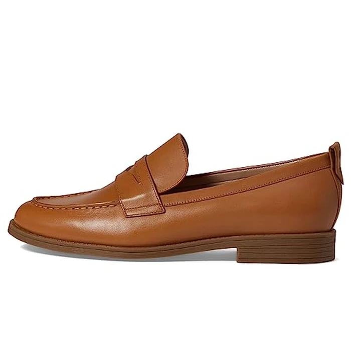 Cole Haan Women's Stassi Penny Loafer, Pecan Leather, 10-C US by Cole Haan - Image 5