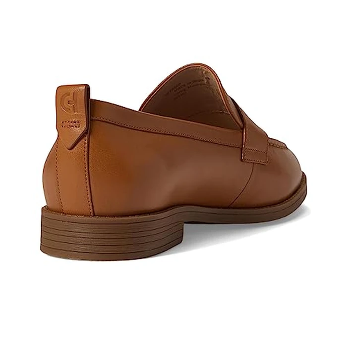 Cole Haan Women's Stassi Penny Loafer, Pecan Leather, 10-C US by Cole Haan - Image 6