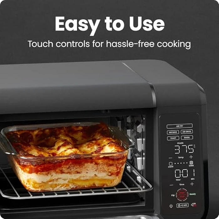 Chefman Air Fryer Toaster Oven Combo, 15 Qt. Countertop Oven for Quick & Healthy Meals, Bake, Broil, Air Fry, Toast, and Bagel Functions, 450 degreesF Max Temp, 4 Slice Toaster Oven Air Fryer Combo - Black by Chefman - Image 5