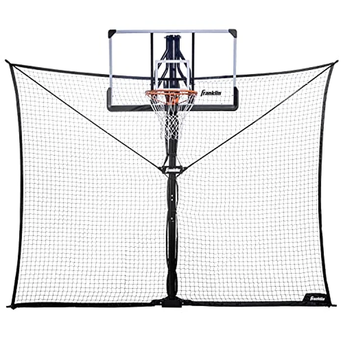 Franklin Sports XL Defender Pro Basketball Rebounder Net - Rebounding Net for Outdoor + Driveway Basketball Hoops - Shooting Practice + Training Equipment - Easily Fold + Set Up by Franklin Sports - Used - Very Good condition