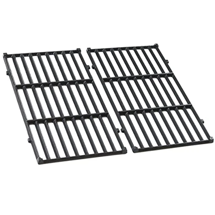 17.5 Inch 7637 Cooking Grates for Weber Spirit & Spirit II 200 Series Spirit E210 Spirit E220 Spirit S210 S220 with Front Control, Cast Iron Grates Replacement Parts for Weber Spirit 2 Burner E-210 by FORYEYC - Used - Like New condition - US$33.24