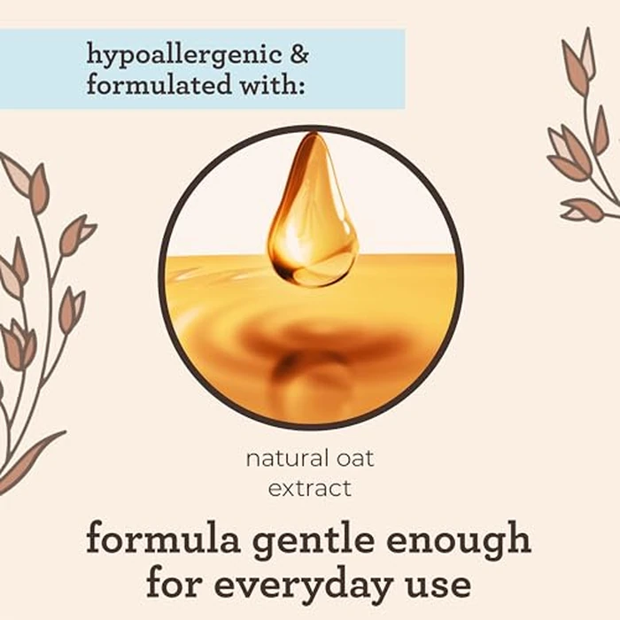 Aveeno Baby Daily Care Gift Set with Oat Extract & Prebiotic Oat, Contains Daily Moisturizing Body Lotion & Gentle 2-in-1 Baby Bath Wash & Shampoo, Hypoallergenic & Paraben-Free, Two Pack by Aveeno Baby - Image 4