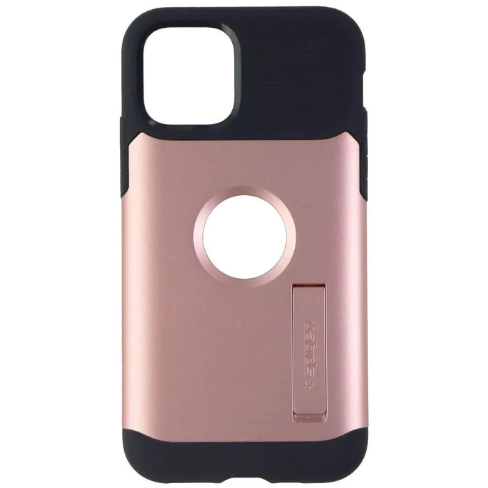Spigen Slim Armor Series Case for Apple iPhone 11 Pro Max - Rose Gold/Black by Spigen - Image 1