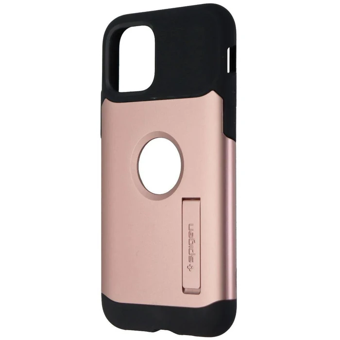 Spigen Slim Armor Series Case for Apple iPhone 11 Pro Max - Rose Gold/Black by Spigen - Image 2