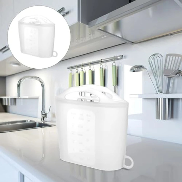 TEHAUX Reusable Silicone Food Storage Bag 9.05 x 7.08 x 2.75 in - Leakproof Microwave Steam Bag for Quick Reheating & Fresh Keeping - for Fruits, Vegetables, Milk, Baby Food, Refrigerator Kitchen Use by TEHAUX - Image 6
