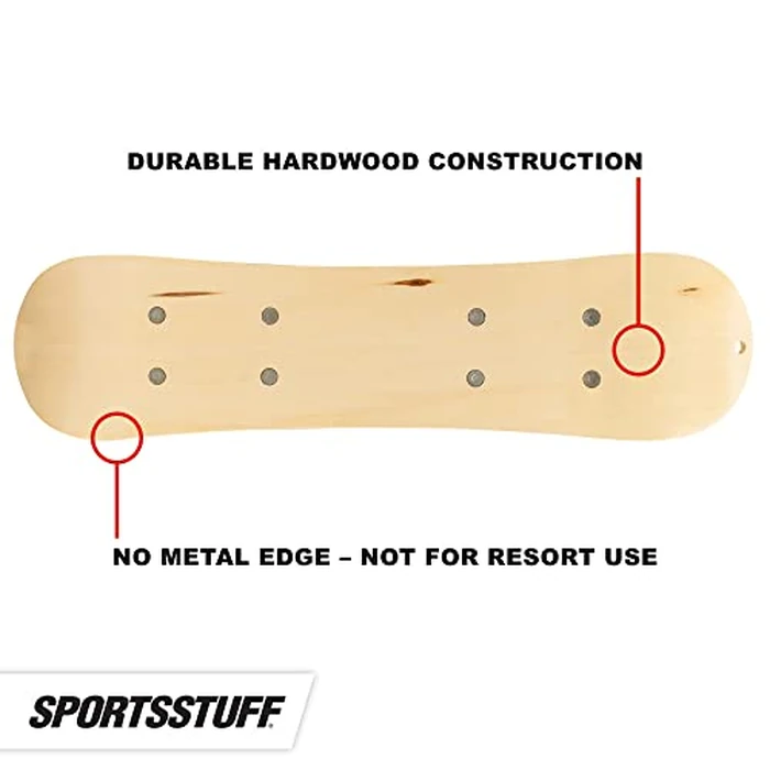 SportsStuff Snow Ryder PRO Hardwood Snowboard, Beginner's Wood Snowboard, Multiple Sizes/Colors by Sportsstuff - Image 3