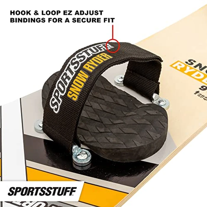 SportsStuff Snow Ryder PRO Hardwood Snowboard, Beginner's Wood Snowboard, Multiple Sizes/Colors by Sportsstuff - Image 4