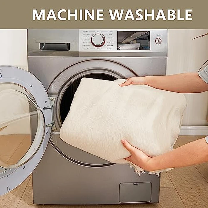 MYSKY HOME Couch Cover for Pets, Beige Couch Covers for 2 Cushion Couch Sofa, Sofa Slipcover Sectional L Shape Chenille Covers for Pets, Throw Couch for Dogs, Kids,71" X118" by MYSKY HOME - Image 7