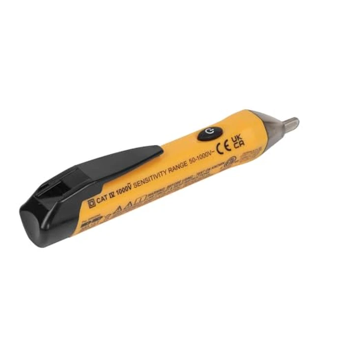 Klein Tools NCVT1P Voltage Tester, Non-Contact Low Voltage Tester Pen, 50V to 1000V AC, Audible and Flashing LED Alarms, Pocket Clip by KLEIN TOOLS - Image 9