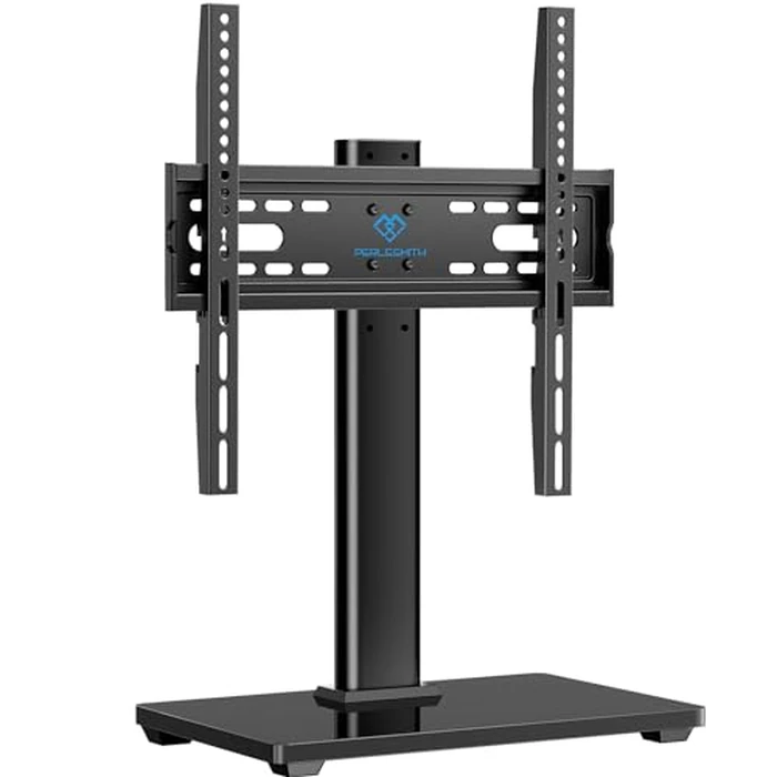 PERLESMITH Universal TV Stand Legs for 32-70 inch TVs, Table Top TV Stand up to 99 lbs, Height Adjustable Television TV Mount, Universal TV Base for Livingroom & Bedroom, VESA 400x400mm PSTVS04 by PERLESMITH - Image 1