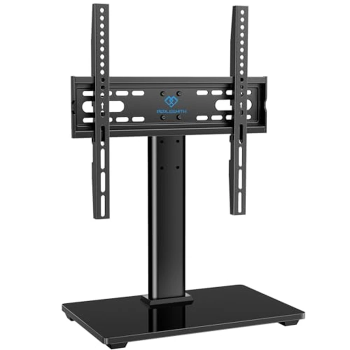 PERLESMITH Universal TV Stand Legs for 32-70 inch TVs, Table Top TV Stand up to 99 lbs, Height Adjustable Television TV Mount, Universal TV Base for Livingroom & Bedroom, VESA 400x400mm PSTVS04 by PERLESMITH - Image 2