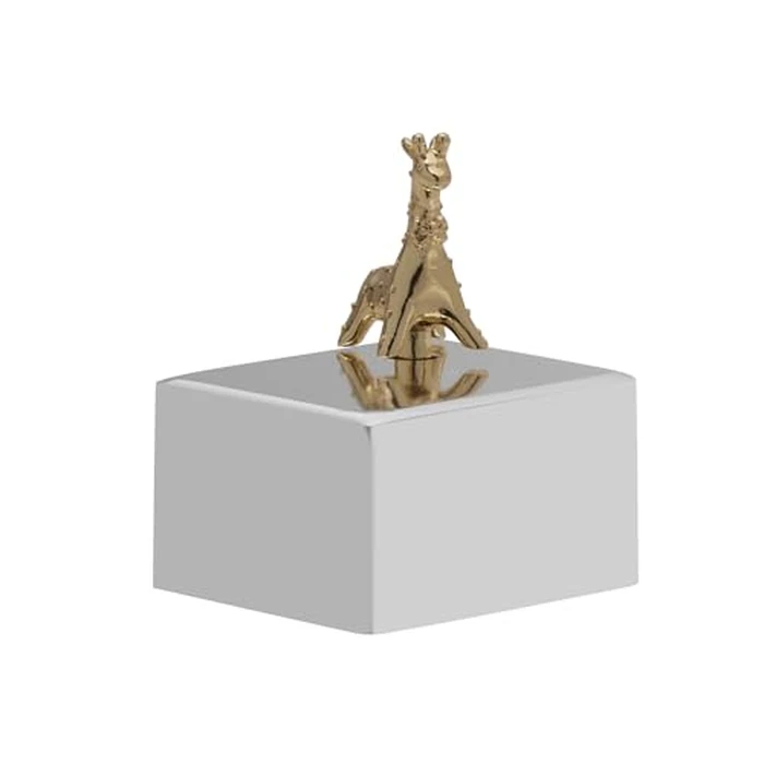 Wallace Baby Gold Giraffe Music Box by Wallace - Image 1