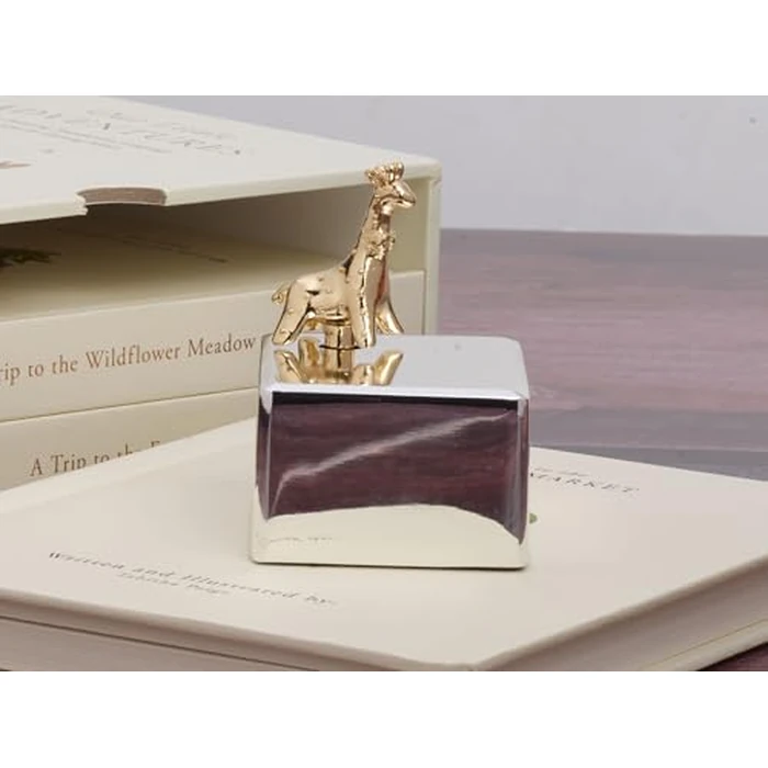 Wallace Baby Gold Giraffe Music Box by Wallace - Image 5