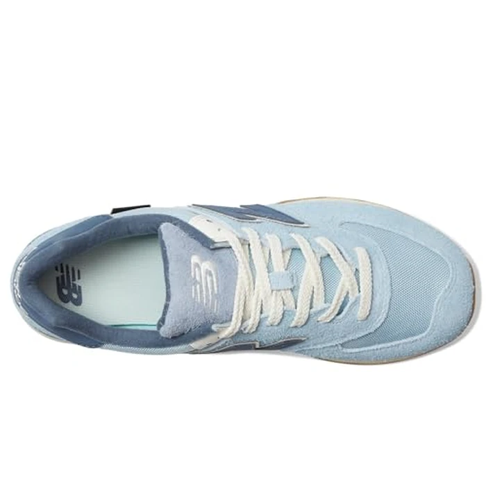 New Balance Unisex-Adult 574 V2 Unisex Sneaker, Light Blue/Indigo, Men 4 M/Women 5.5 W by New Balance - Image 2