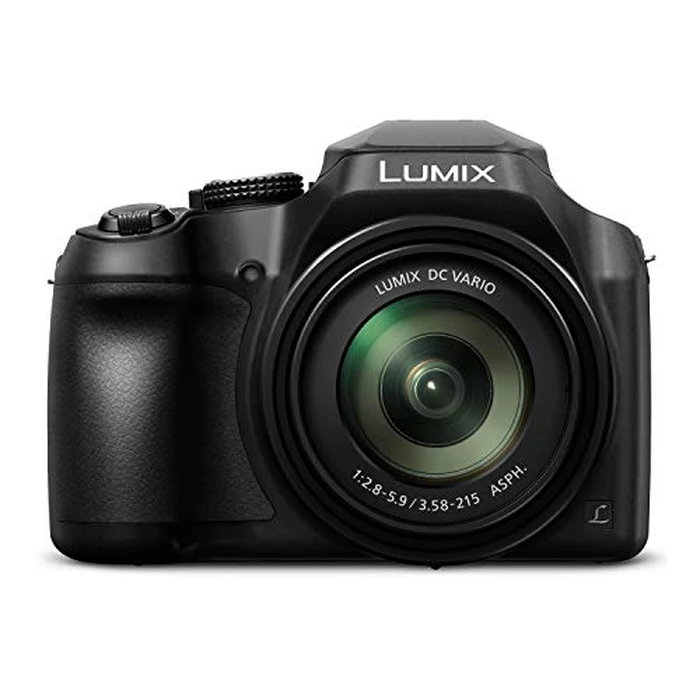 Panasonic LUMIX 4K Digital Camera, 18.1 Megapixel Video Camera, 60X Zoom DC VARIO 20-1200mm Lens, F2.8-5.9 Aperture, Power O.I.S. Stabilization, Touch Enabled 3-Inch LCD, Wi-Fi, DC-FZ80K (Black) by Panasonic - Used - Good condition - US$379.99