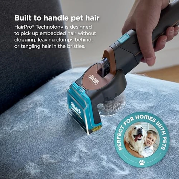 Shark StainStriker HairPro Pet, Portable Spot, Stain, & Odour Eliminator for Carpets, Area Rugs, Upholstery, Cars, with Bonus Accessories and Cleaning Solutions, Perfect for Pets, Copper, PX251C by Shark - Image 2