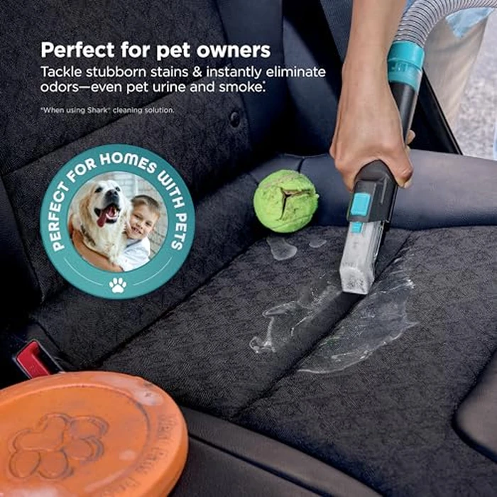 Shark StainStriker HairPro Pet, Portable Spot, Stain, & Odour Eliminator for Carpets, Area Rugs, Upholstery, Cars, with Bonus Accessories and Cleaning Solutions, Perfect for Pets, Copper, PX251C by Shark - Image 6